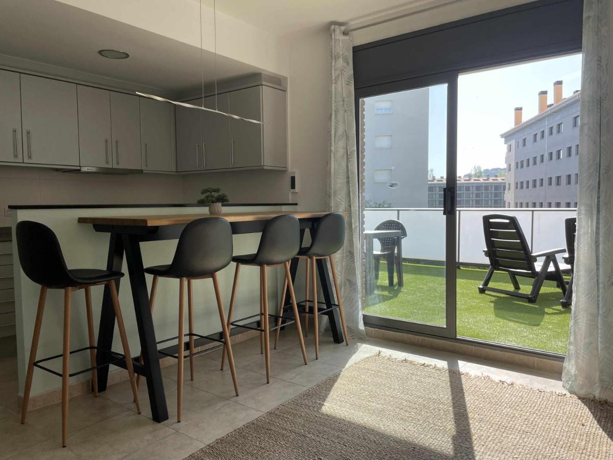 Solarium Con Terraza A 5 Minutos De La Playa Διαμέρισμα Χιρόνα Εξωτερικό φωτογραφία